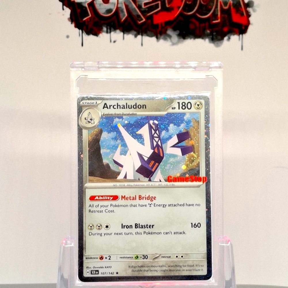 Archaludon Gamestop Promo Sealed 107/142 Pokemon Trading Card Game NM